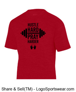 Hustle Hard Prayer Harder T-Shirt Design Zoom